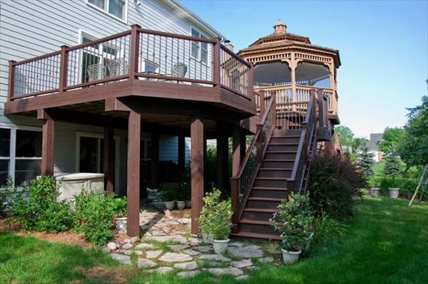 Transcend with Wrapped Posts and Girders to Match