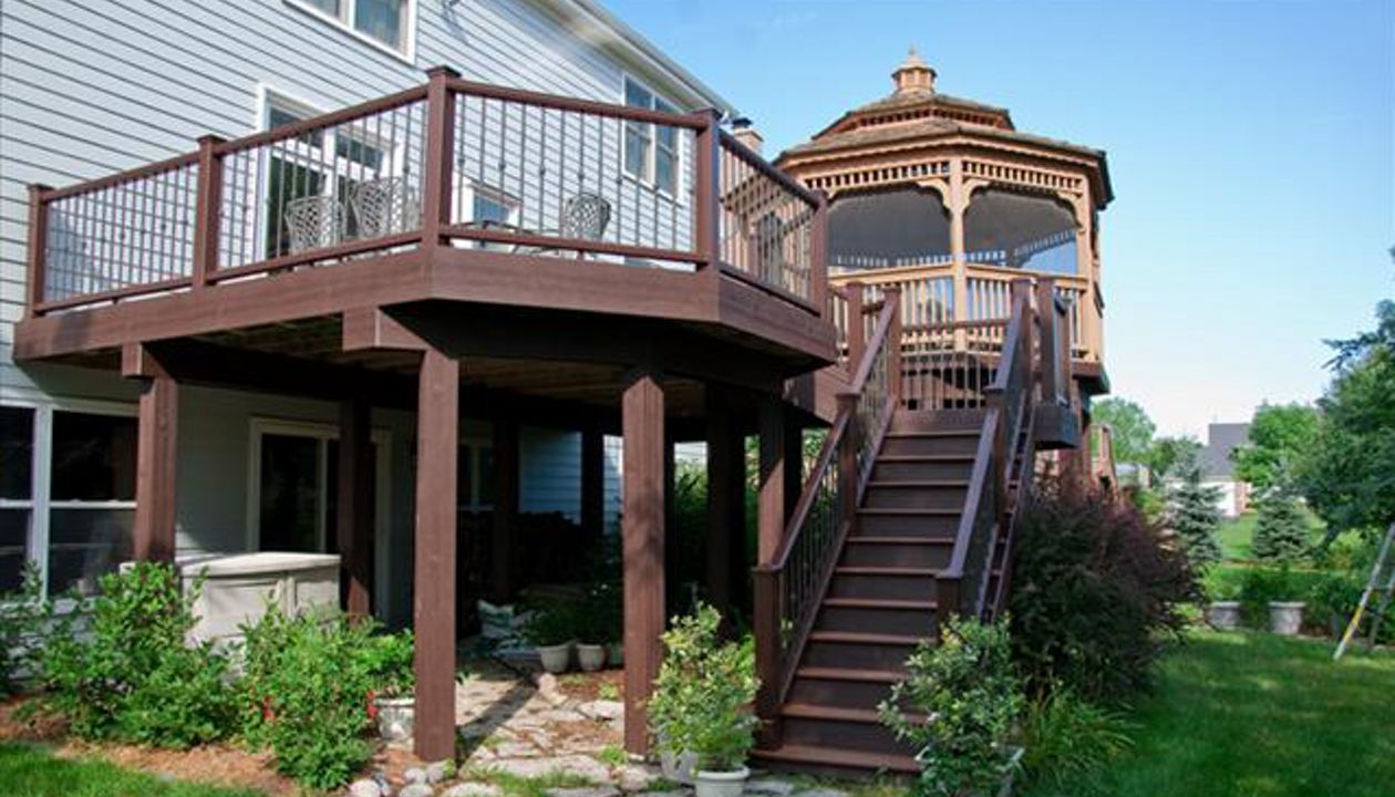 Transcend with Wrapped Posts and Girders to Match