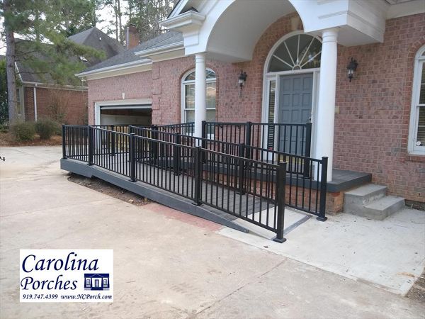 Commercial ADA Ramp with Signature Railing