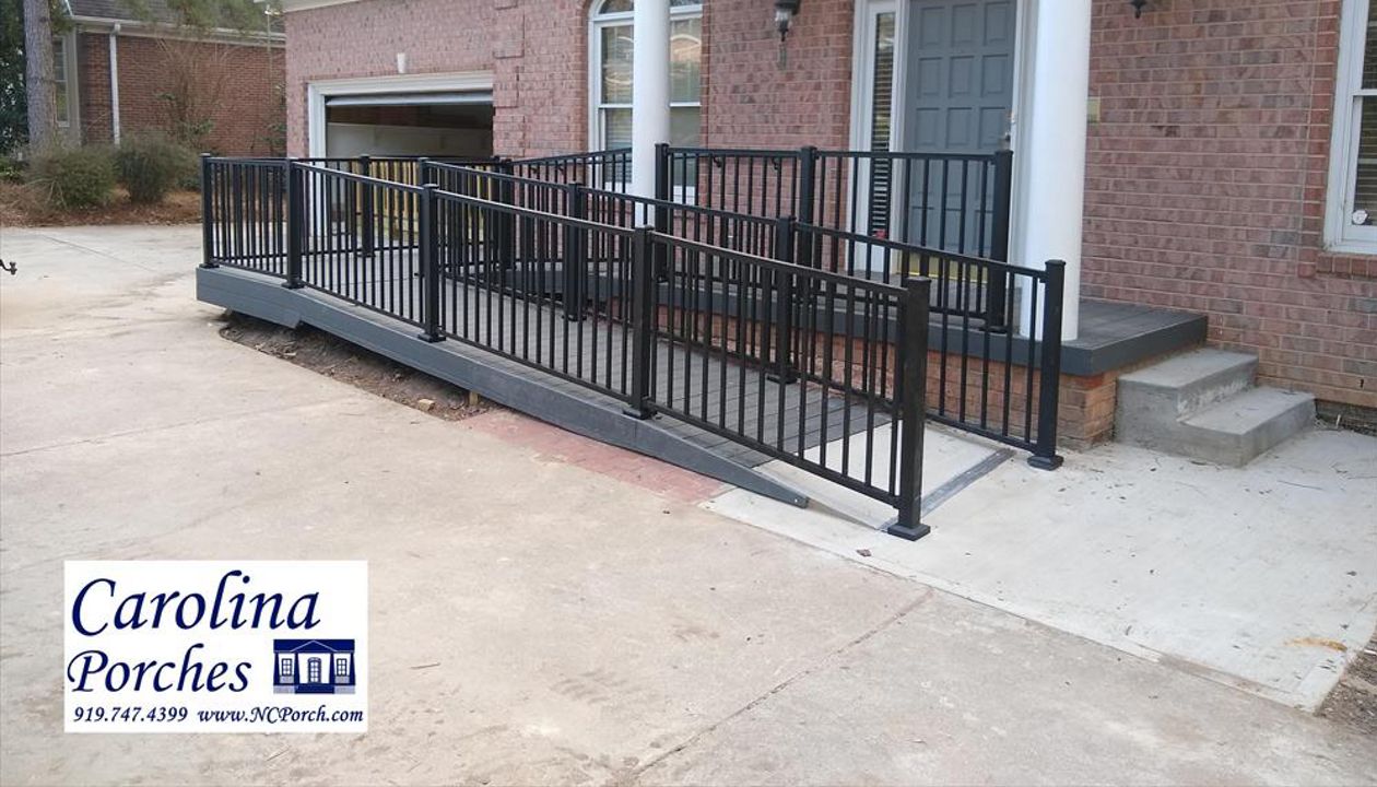 Commercial ADA Ramp with Signature Railing