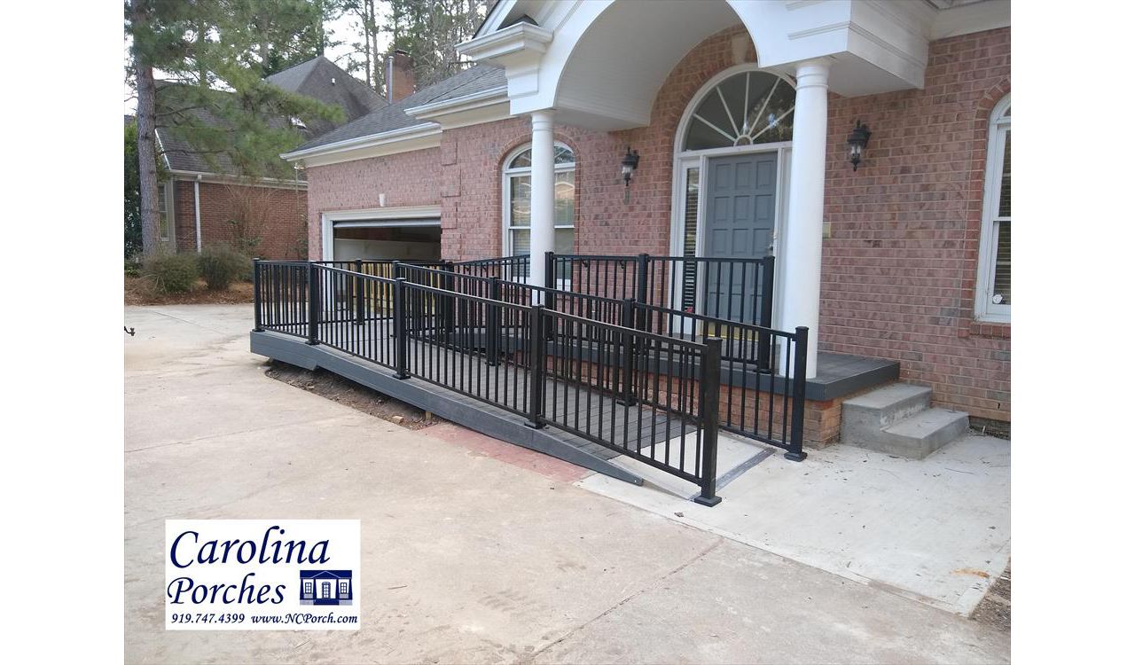 Commercial ADA Ramp with Signature Railing