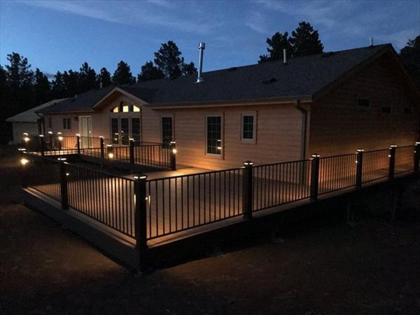 Rapid City, SD Trex Deck, Rail and Lighting