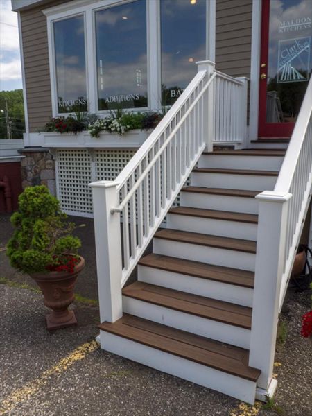Trex stairs and landing, Ridgefield, CT