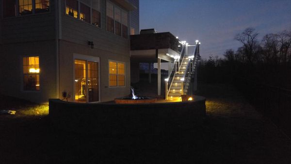 Trex LED Deck Lighting making a difference