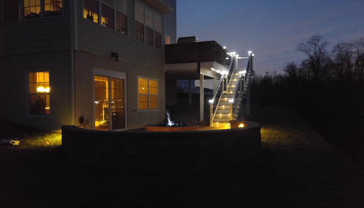 Trex LED Deck Lighting making a difference