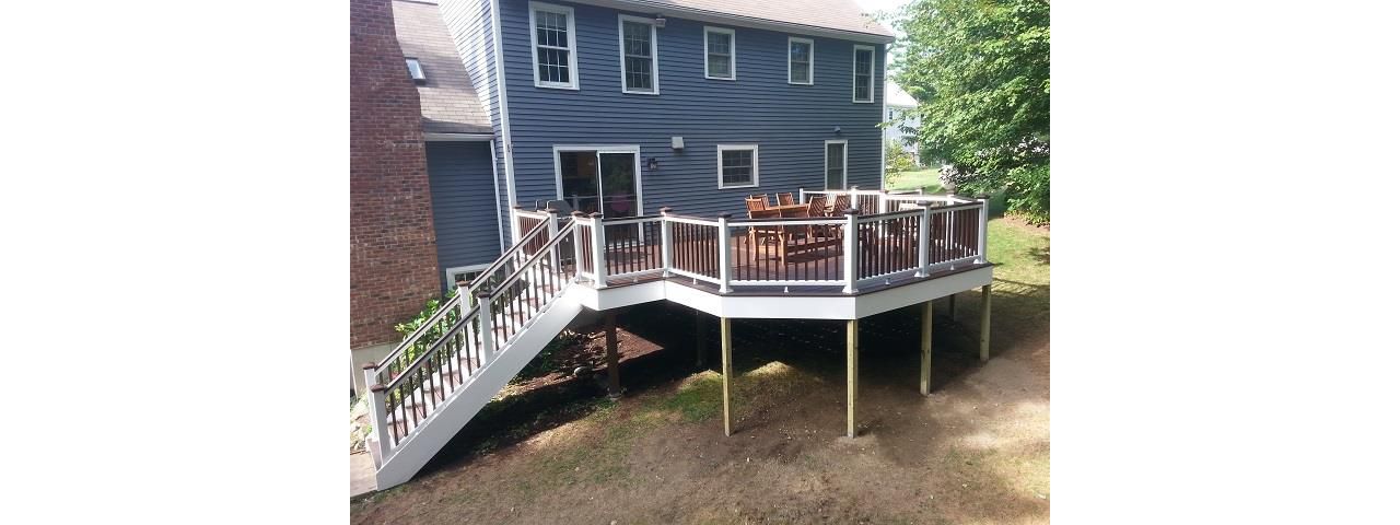 Vintage Lantern Decking & Cocktail Rail Top