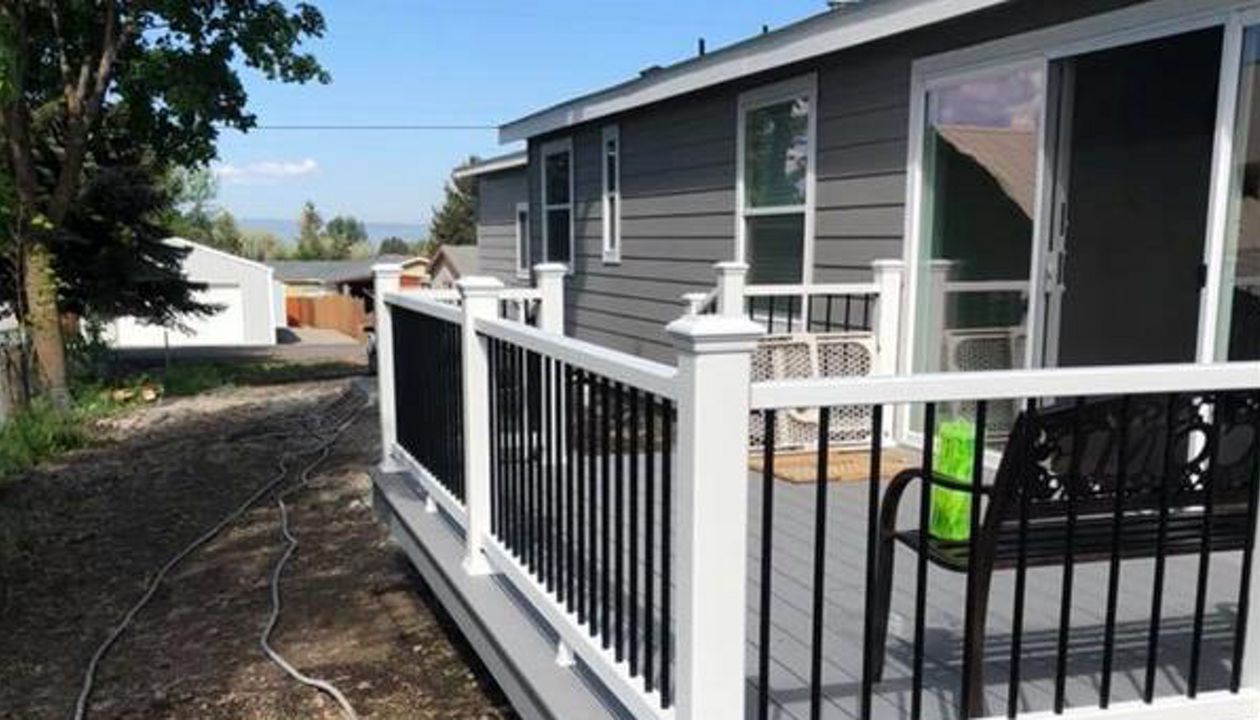 Trex Pebble Grey Decking