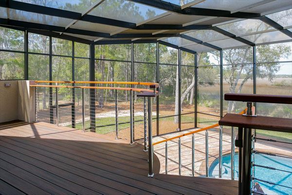 Trex Transcend Spiced Rum Deck in Savannah, GA