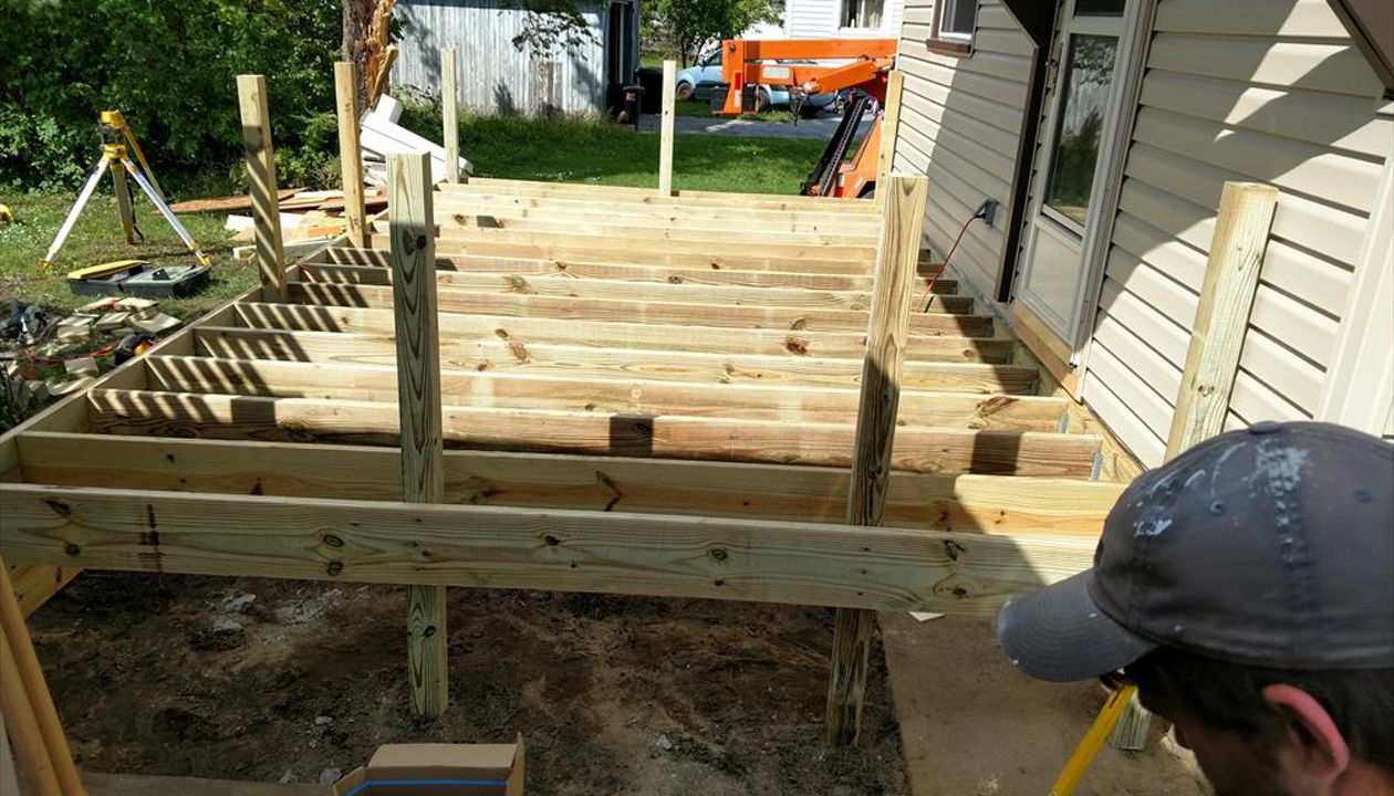 12x20 deck framing