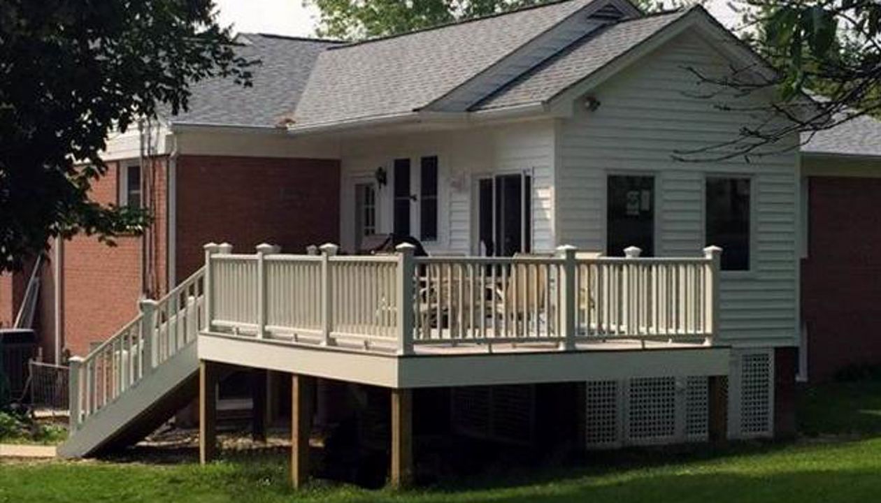 Trex Transcends decking and rail.