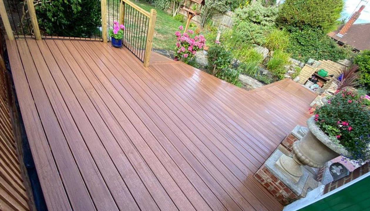 Trex Transcend Tiki Torch Decking