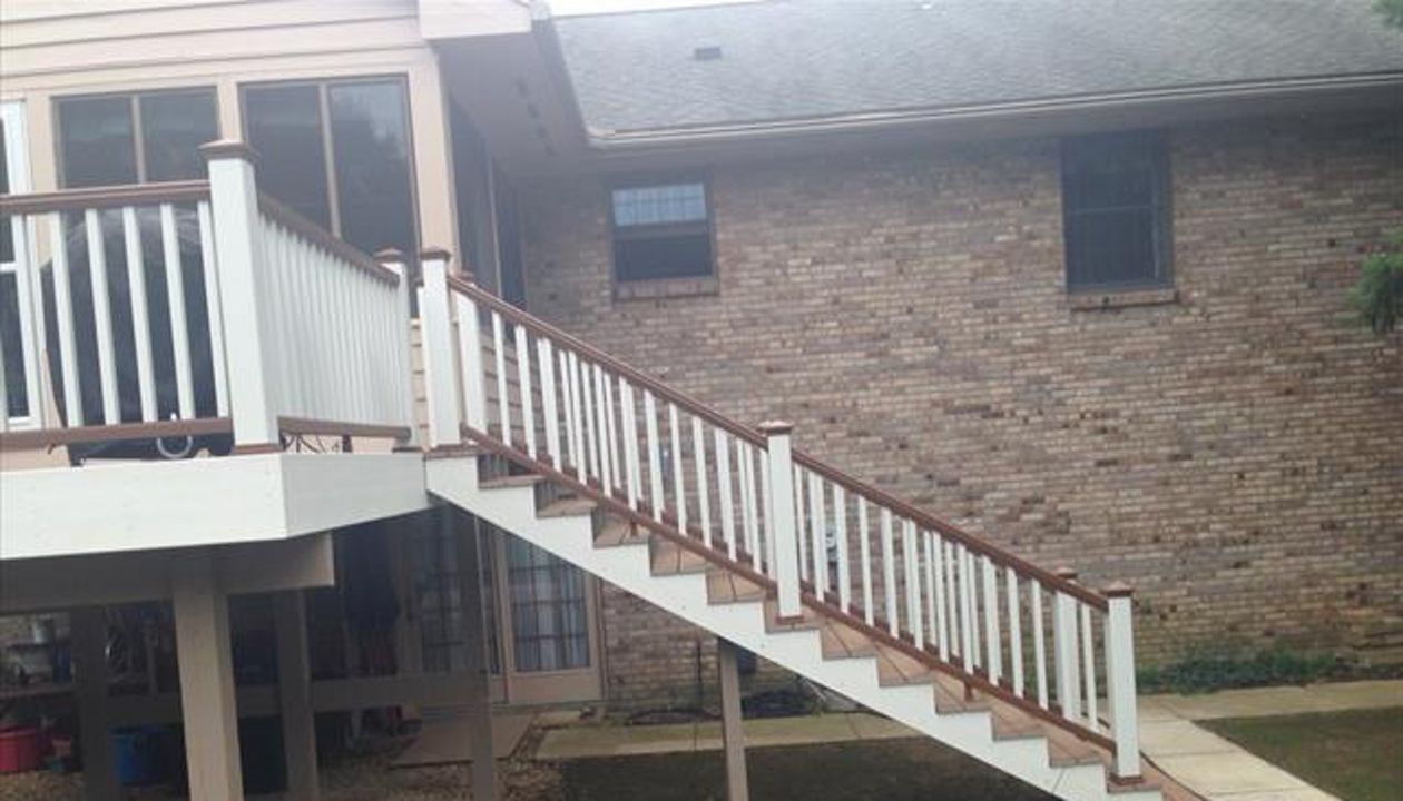 Trex Enhance Beach Dune Decking w/Transcend Rail