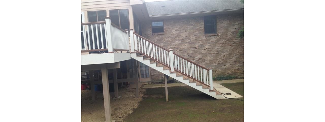 Trex Enhance Beach Dune Decking w/Transcend Rail