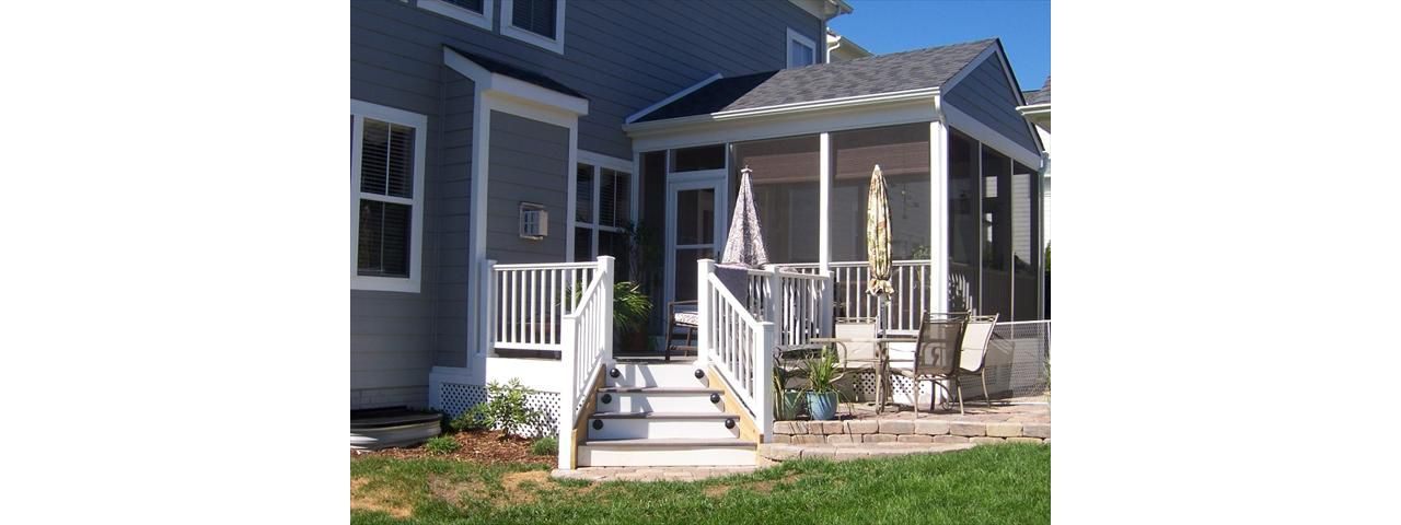 Screen Room and Trex Decking Fredericksburg