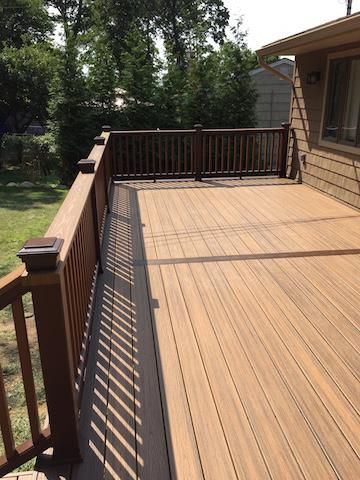 Tiki Torch Deck in Riverhead