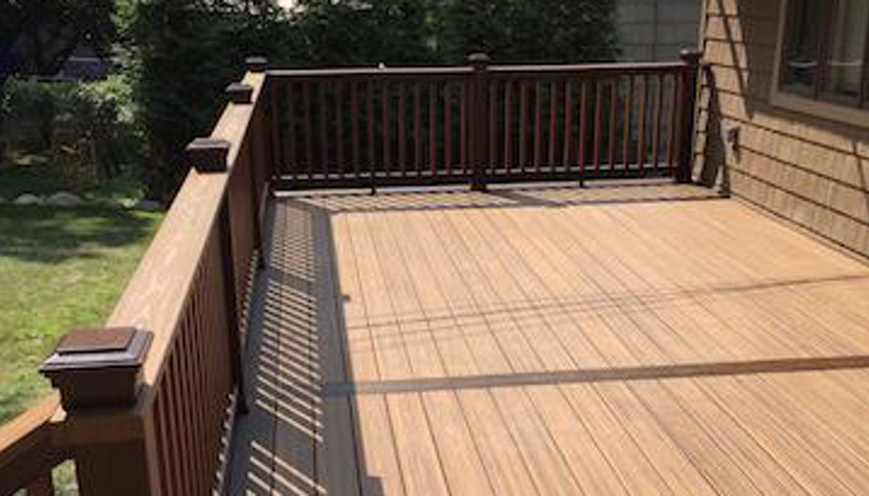 Tiki Torch Deck in Riverhead