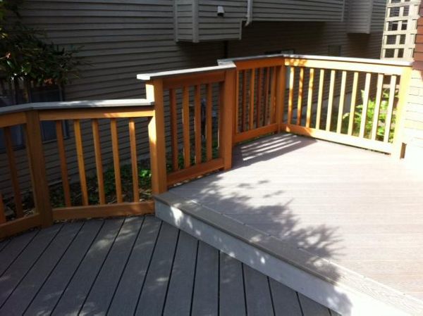 Trex step down deck