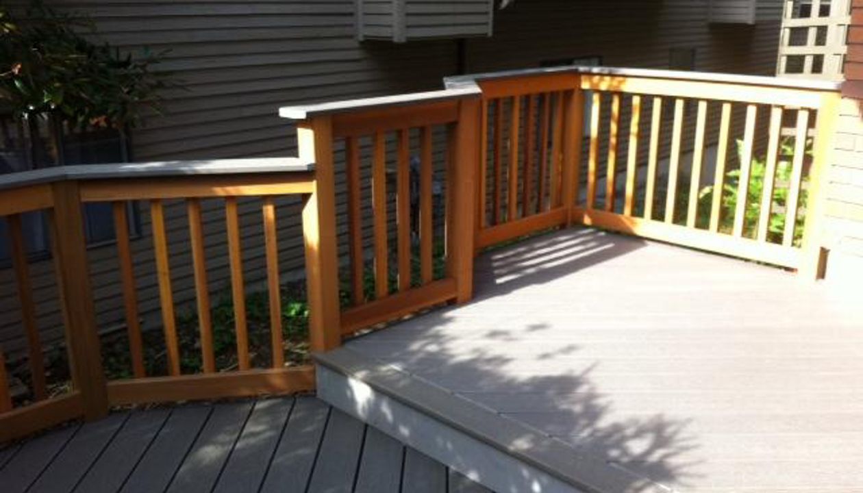 Trex step down deck