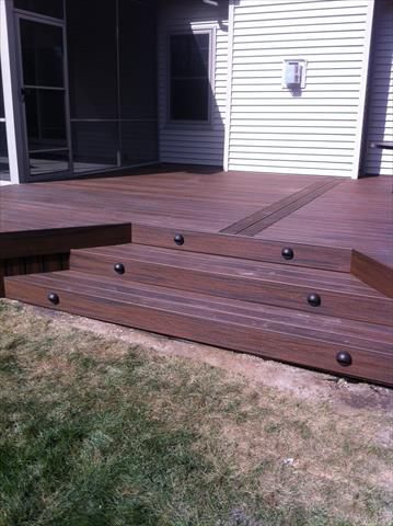 Trex Transcend Spiced Rum Decking