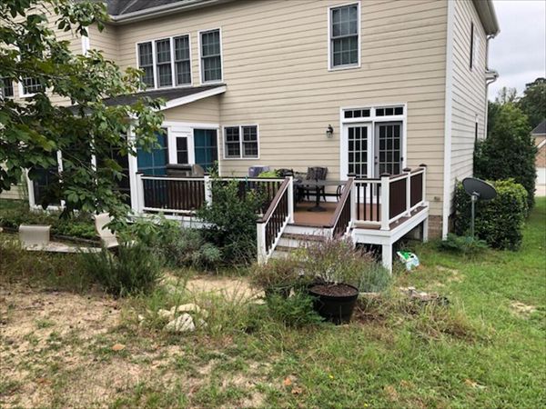 Trex Select Saddle deck in Rolesville, NC.