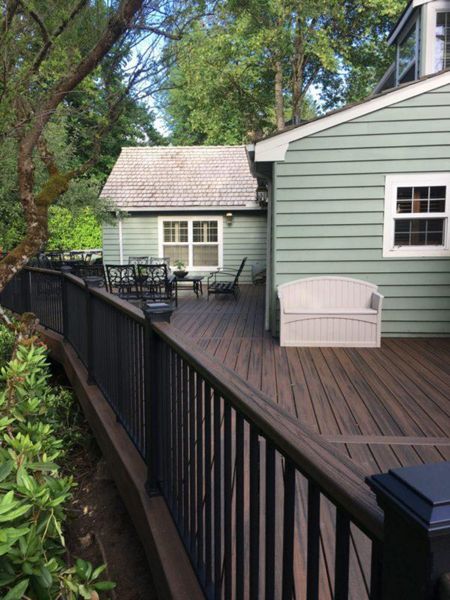 NW Portland featuring Spiced Rum Decking with 2x4 Spiced Rum.