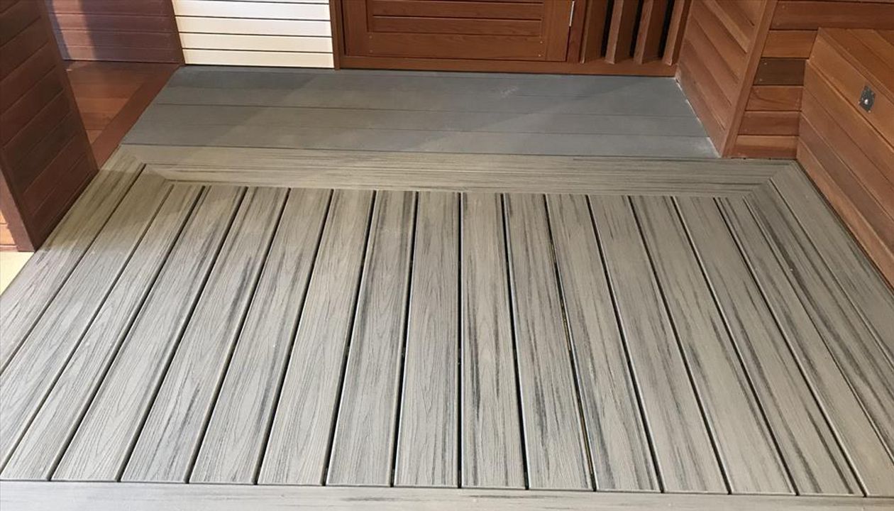 Decking Sydney Showroom - TREX decking boards Silver Grey