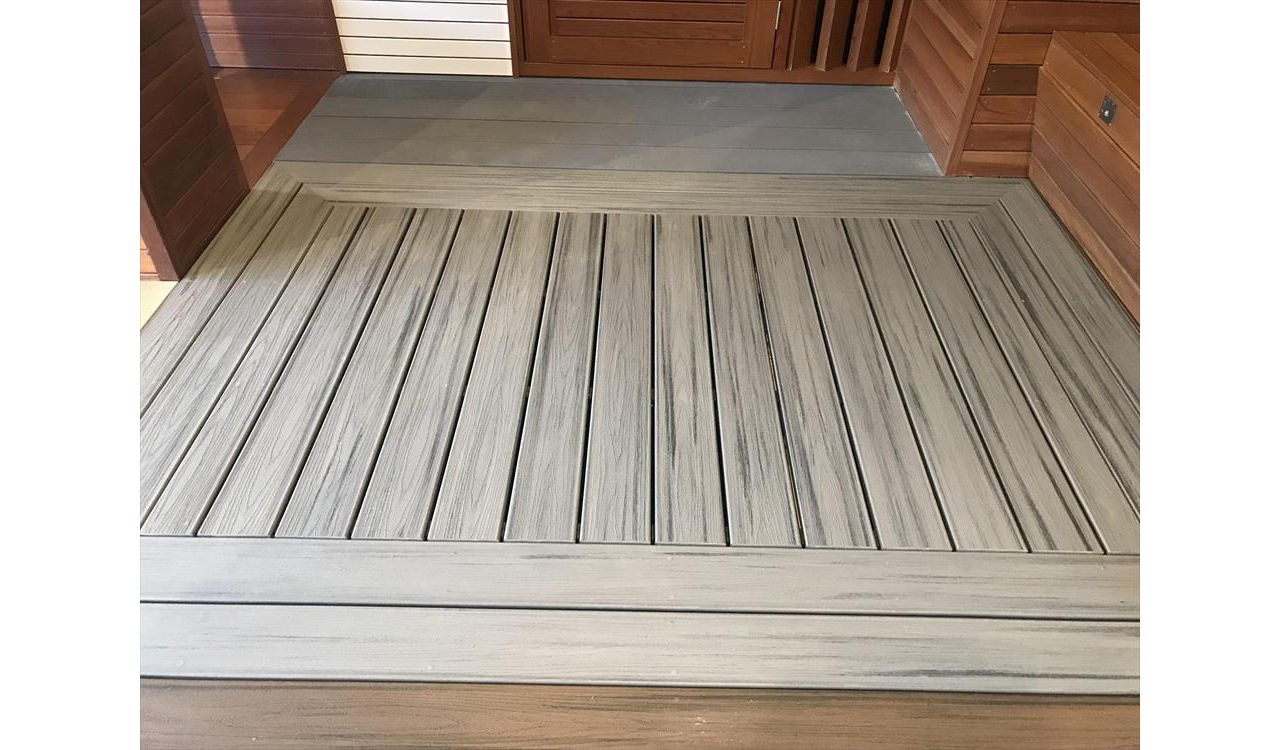 Decking Sydney Showroom - TREX decking boards Silver Grey