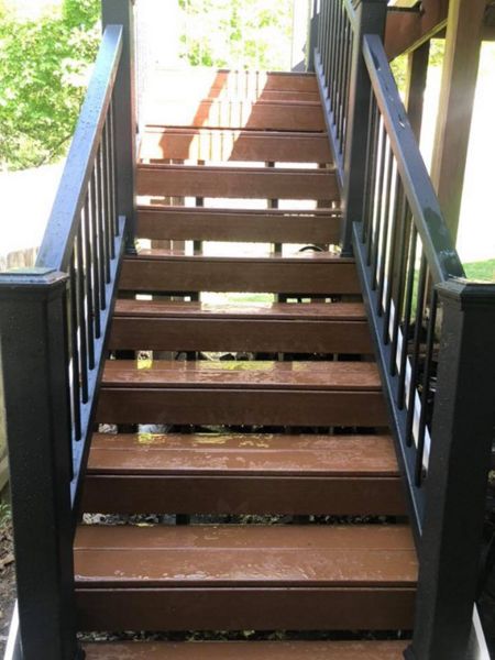 Katinas New Deck Stairs