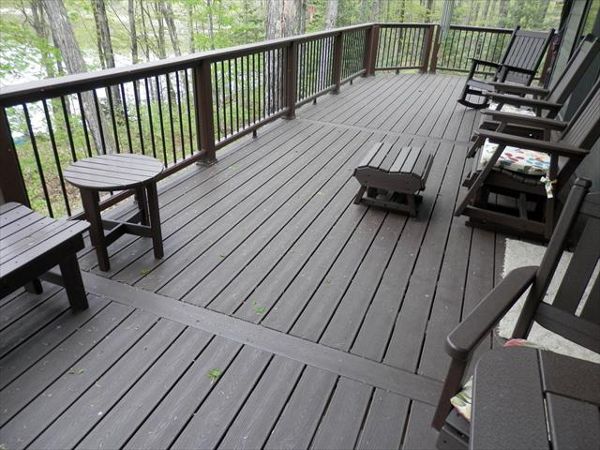 Nice Trex custom deck design, WI