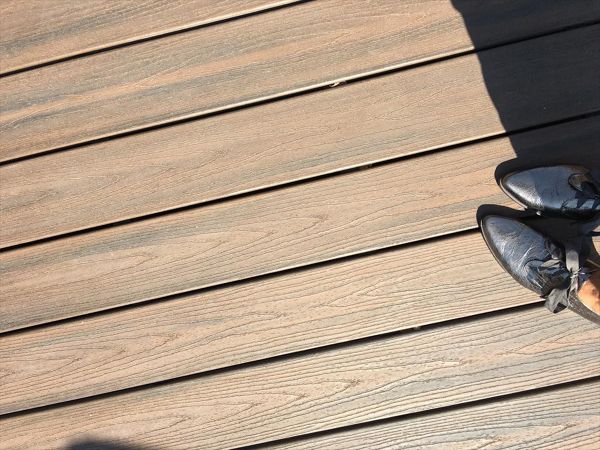 Custom composite Trex deck, CA