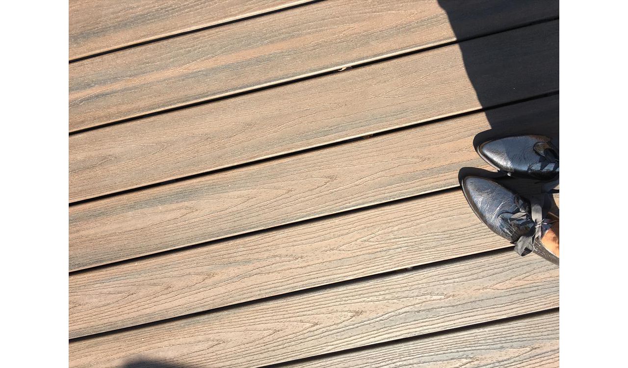 Custom composite Trex deck, CA