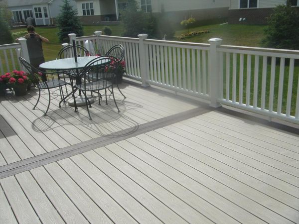 Transcend Rope swing decking with fire pit picture frame, Brownstown Twp.