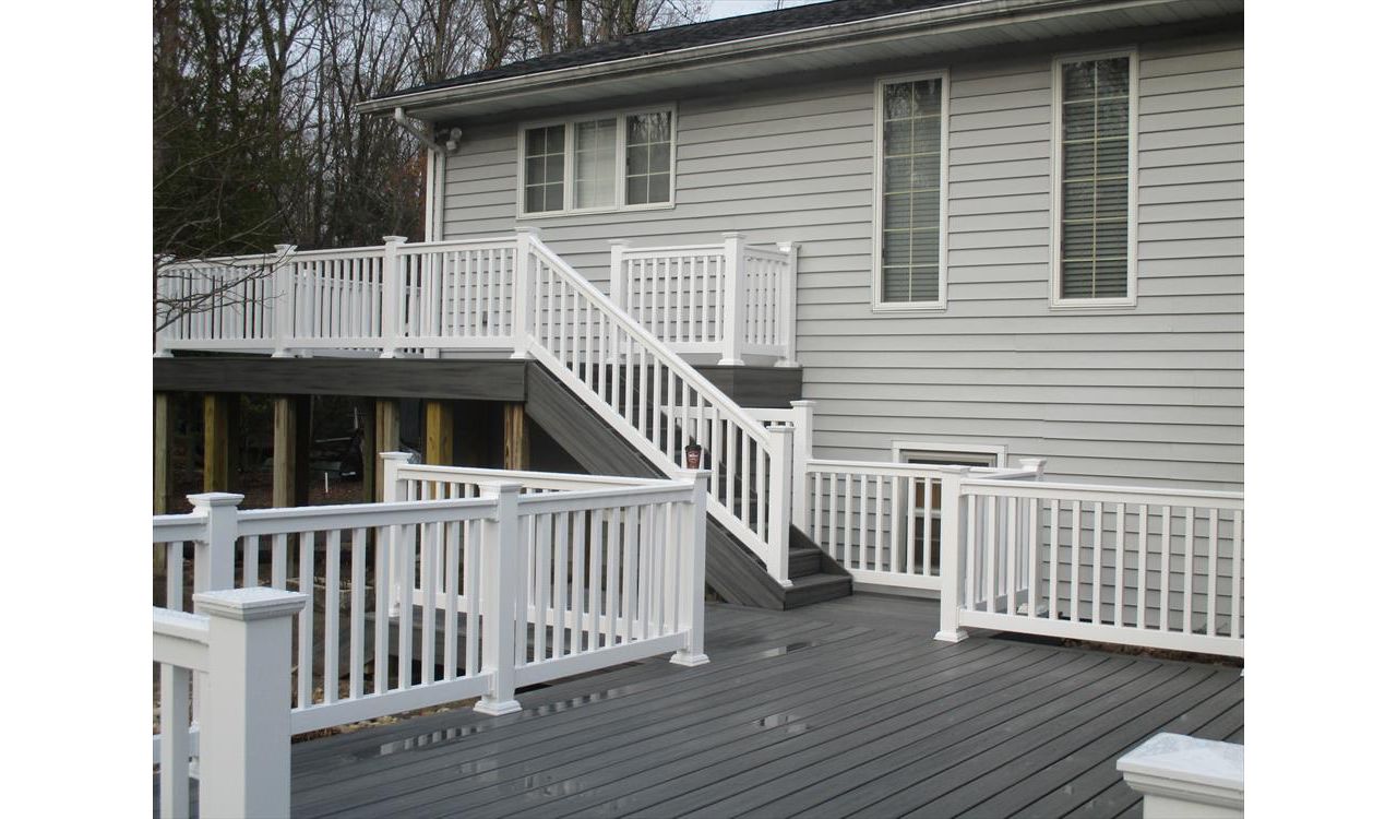 Trex Island Mist new build in Tabernacle, NJ.