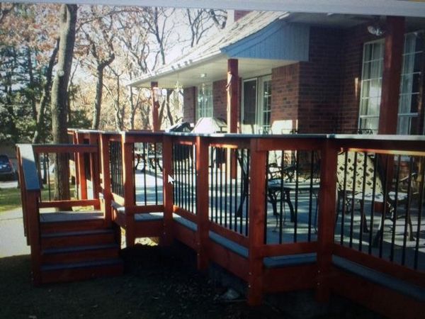 Clamshell deck in Edmond, OK