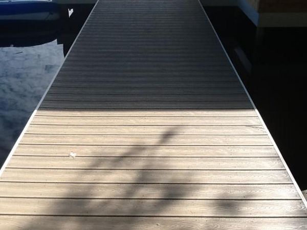 Every board is flush and straight