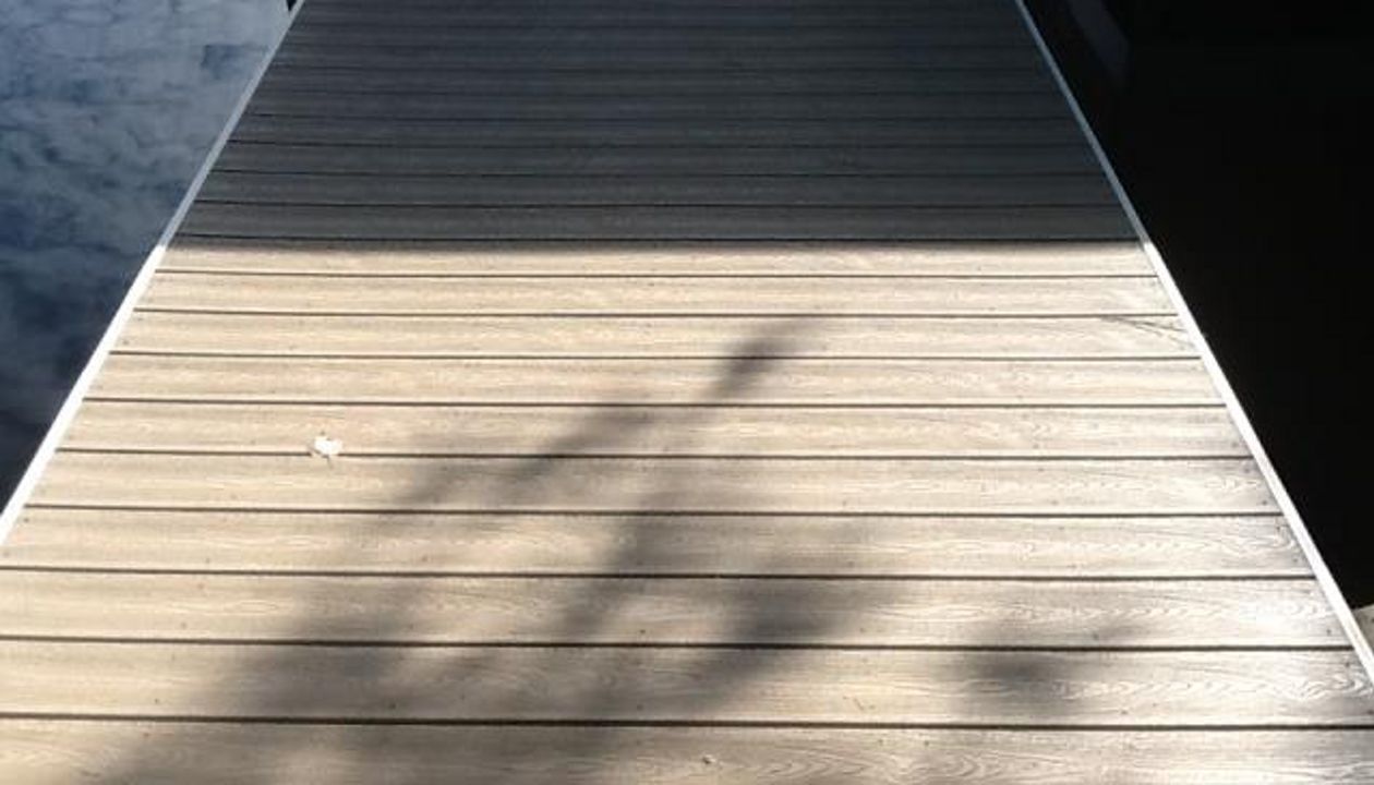 Every board is flush and straight