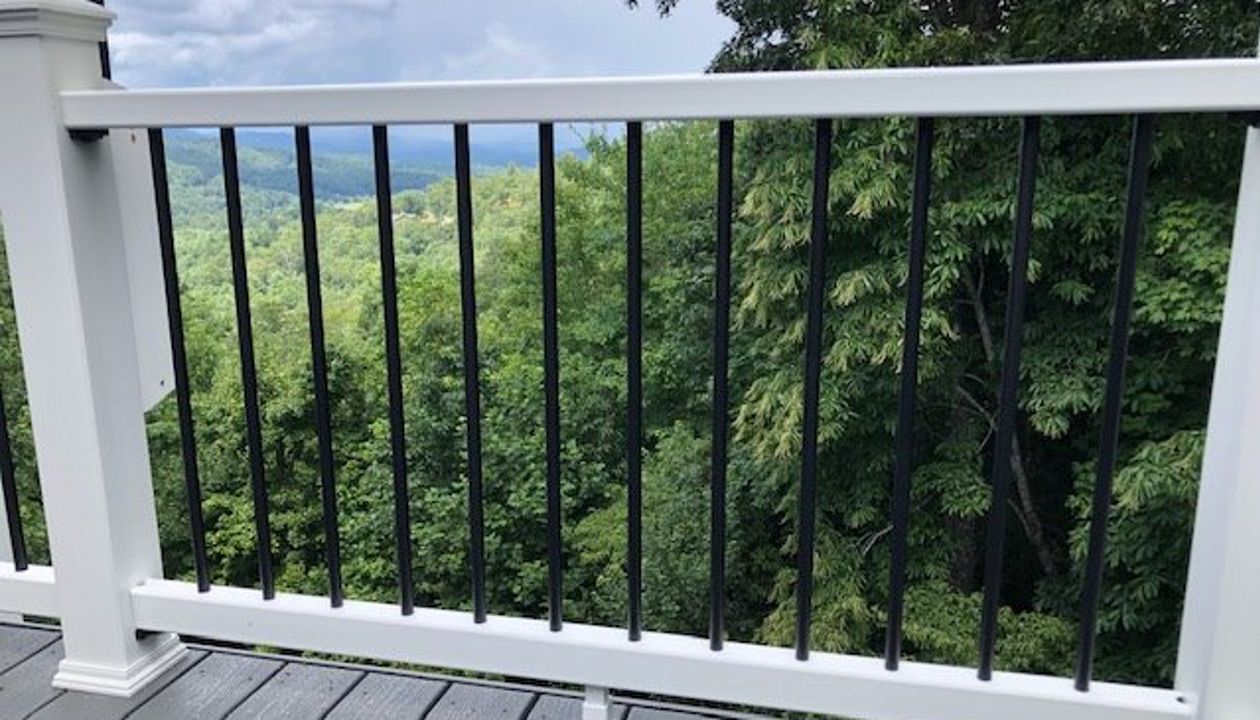 Trex Select handrail shows this incredible view!