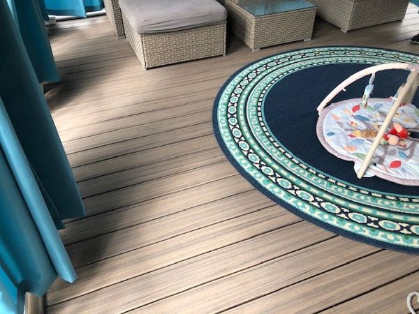 Trex Enhance products are splinter-free wherever little hands & feet touch