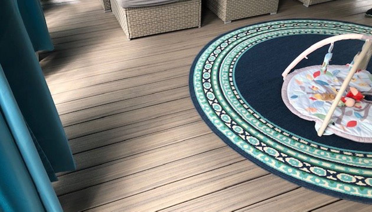 Trex Enhance products are splinter-free wherever little hands & feet touch