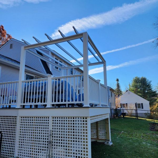 Pebble Grey Deck & Pergola Extension