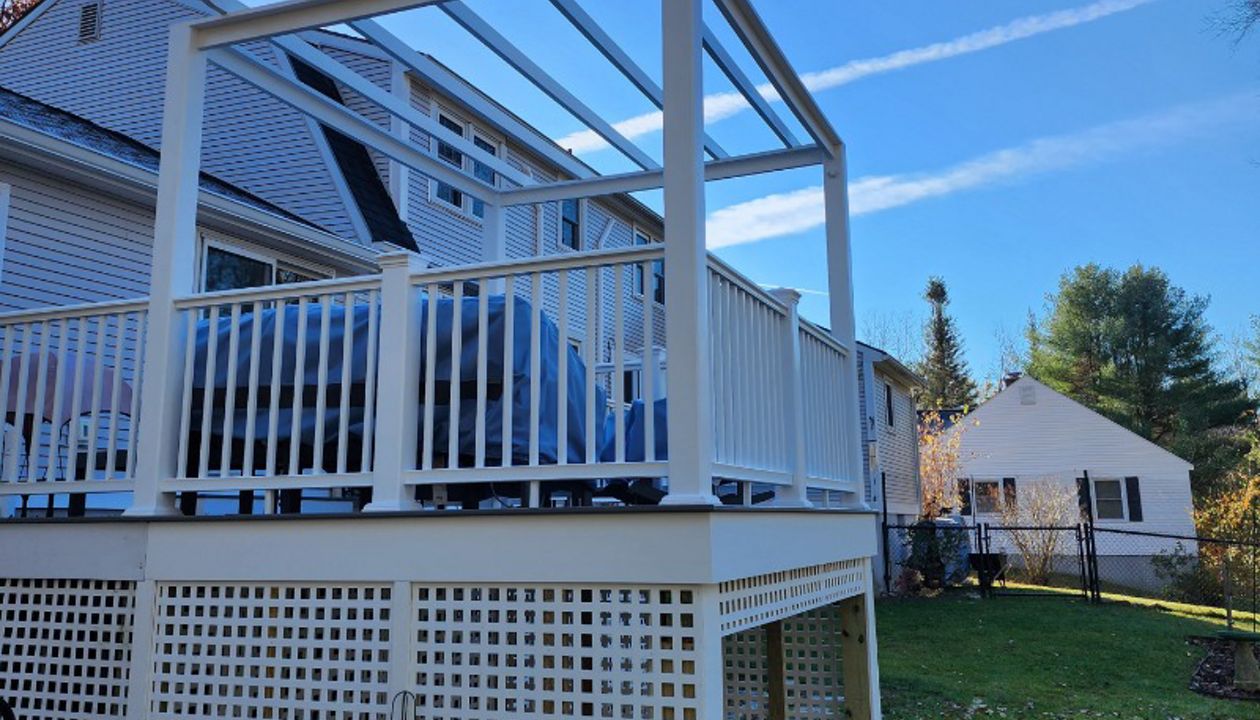Pebble Grey Deck & Pergola Extension