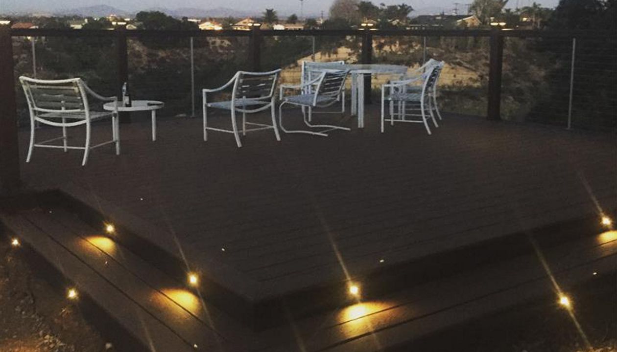 Lava Rock with Riser Lights