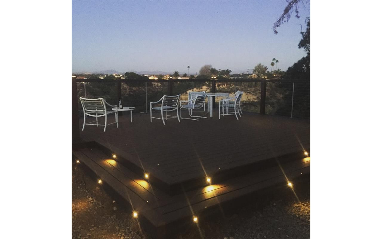 Lava Rock with Riser Lights