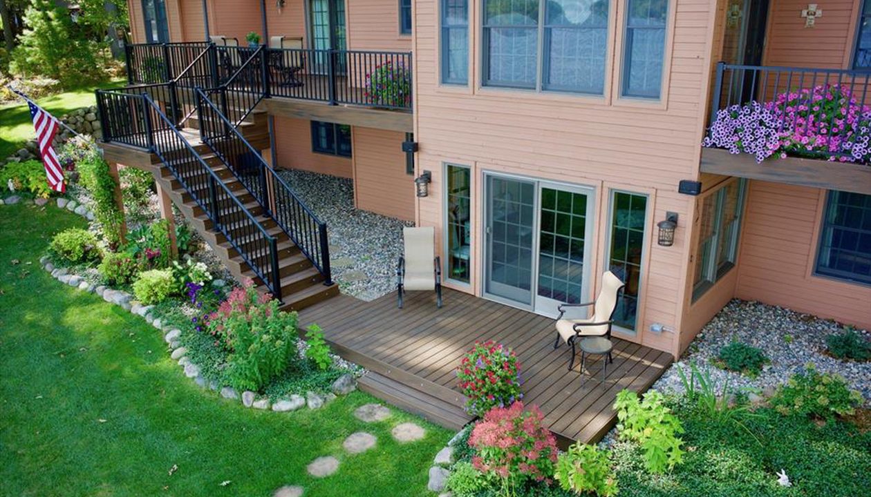 Custom composte decking and railing.