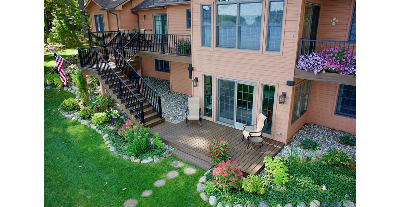 Custom composte decking and railing.