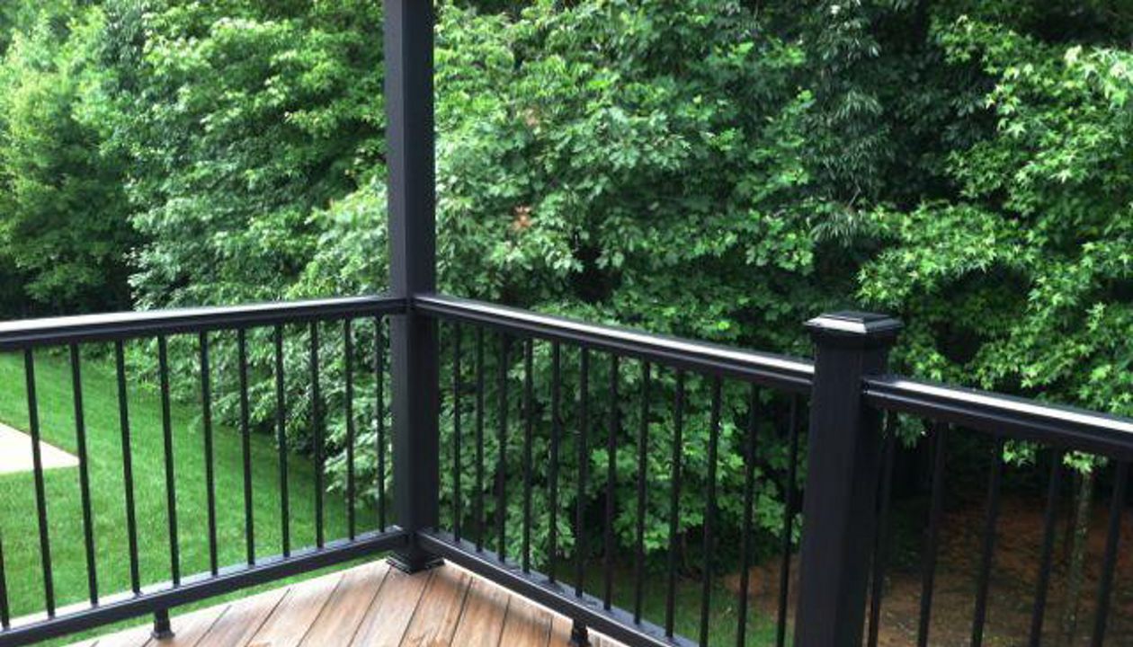 Spiced Rum boards with Black Transcend railings