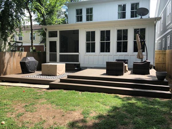 Trex Enhance Naturals Coastal Bluff decking in Nashville, TN