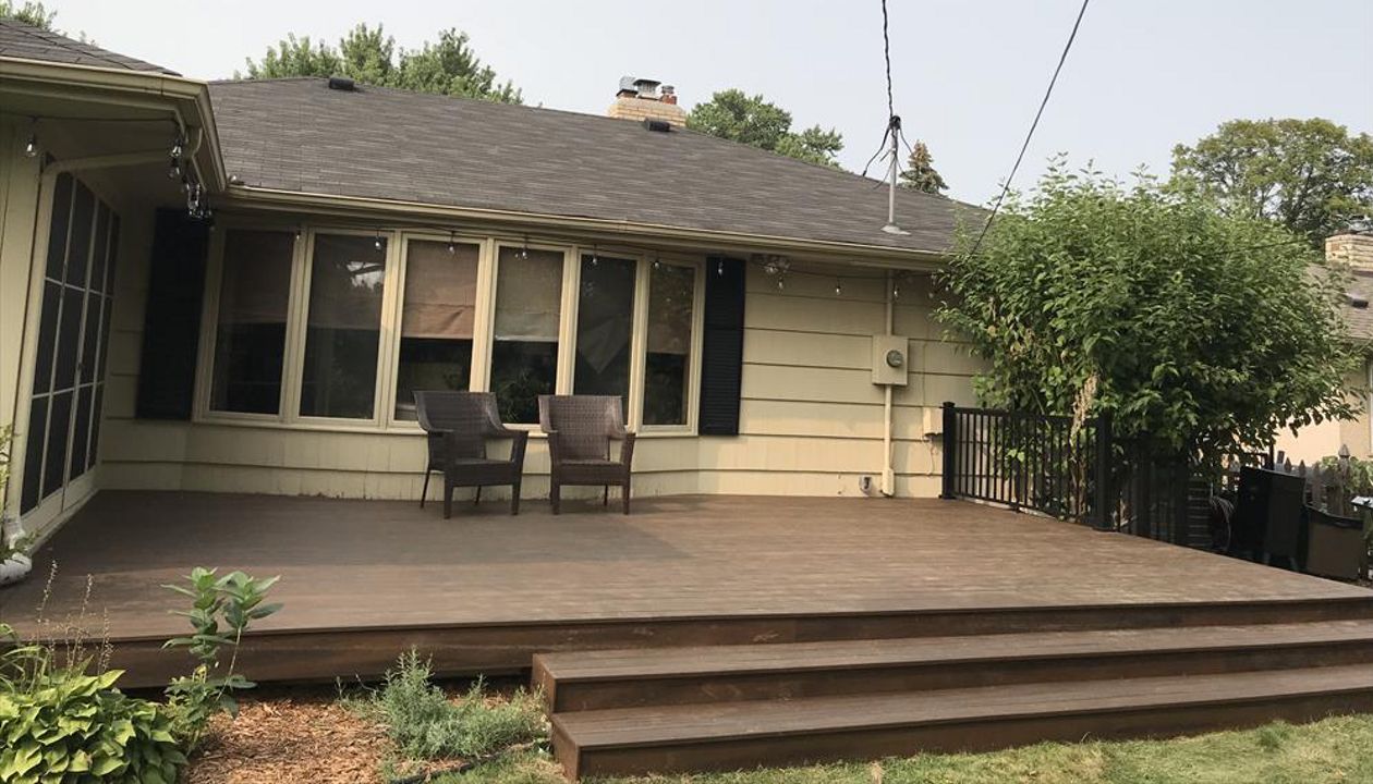 Trex Transcend re-deck in St Anthony, MN