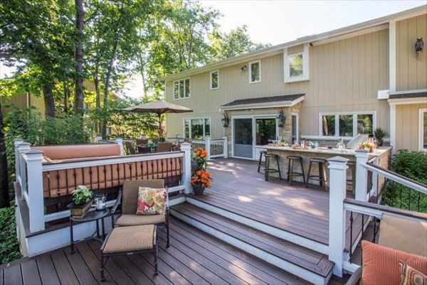 Trex Spiced Rum Decking