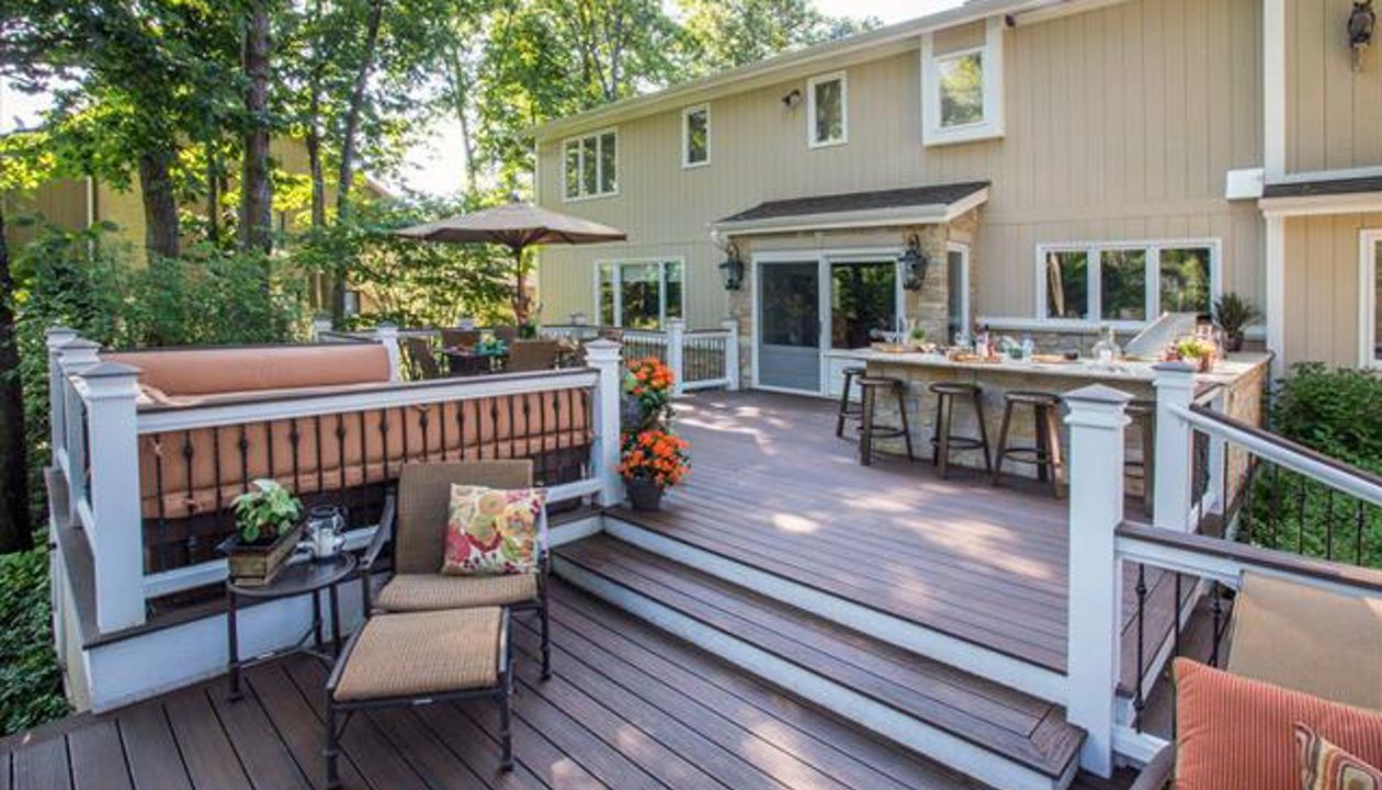 Trex Spiced Rum Decking